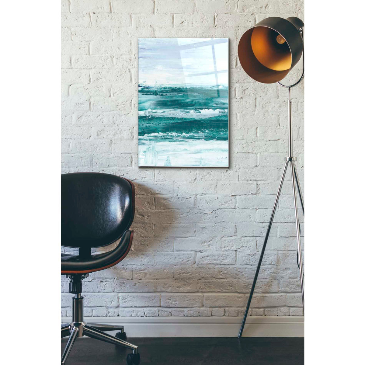 Epic Art 'Choppy Waters I' by Ethan Harper Acrylic Glass Wall Art,16x24