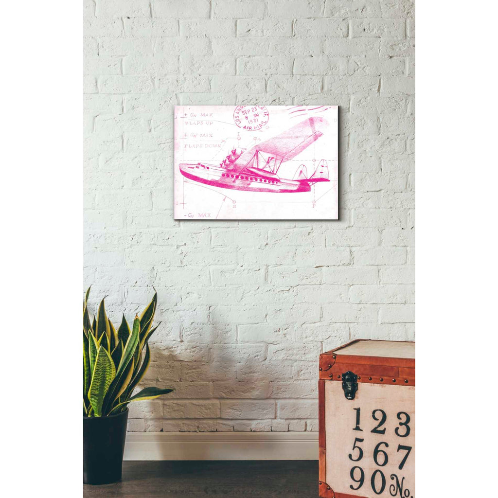 Epic Art 'Flight Schematic III' by Ethan Harper Acrylic Glass Wall Art,16x24