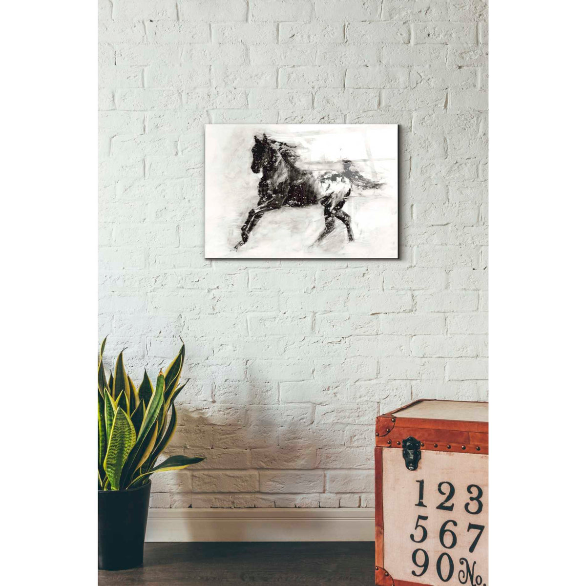 Epic Art 'Rustic Appaloosa II' by Ethan Harper Acrylic Glass Wall Art,16x24