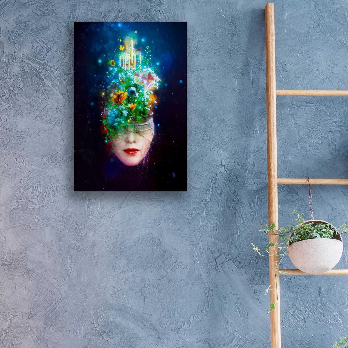 Epic Art 'Herbal Movement' by Mario Sanchez Nevado, Acrylic Glass Wall Art,16x24