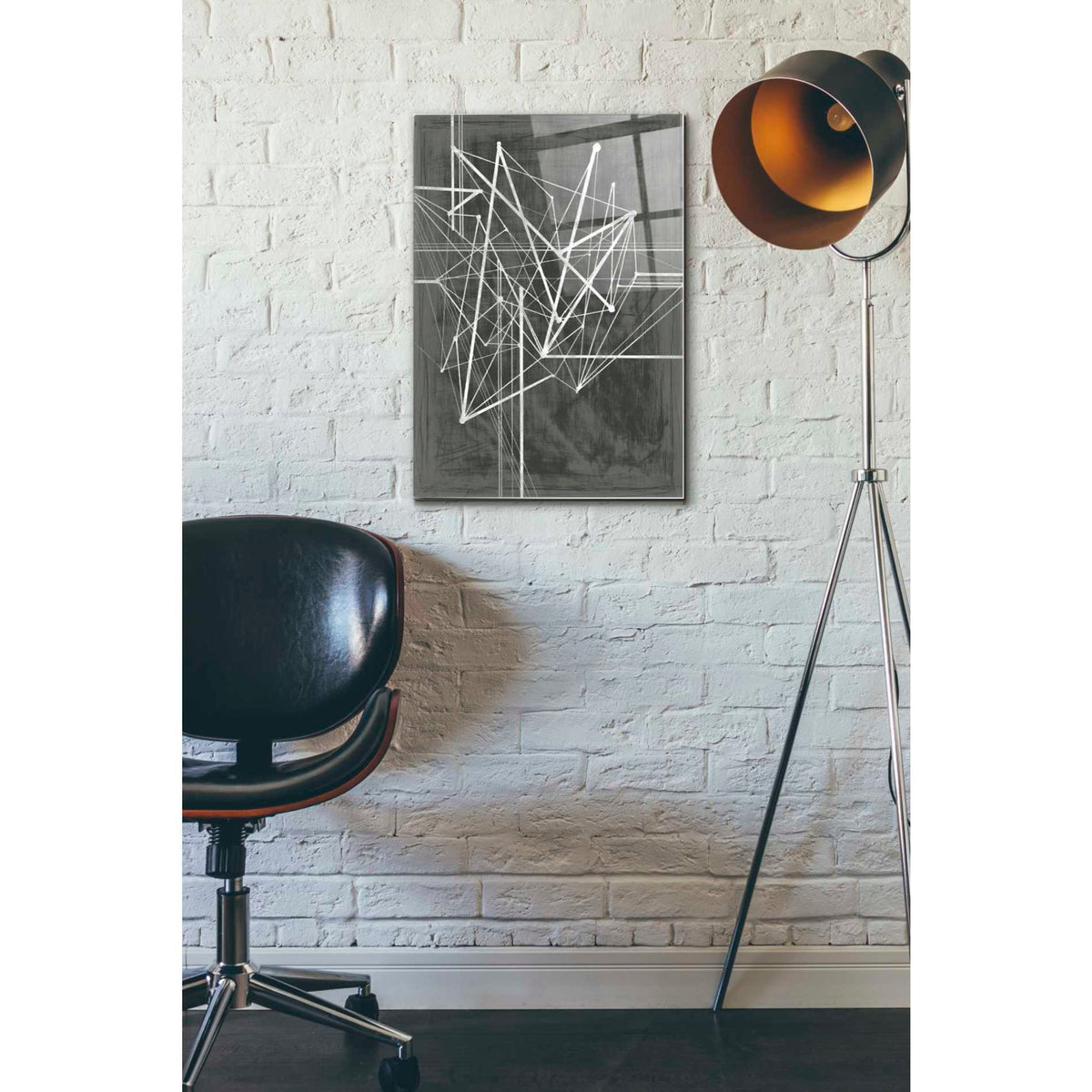 Epic Art 'Vertices I' by Ethan Harper Acrylic Glass Wall Art,16x24