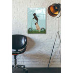 Epic Art 'Pug Scooter' by Fab Funky Acrylic Glass Wall Art,16x24