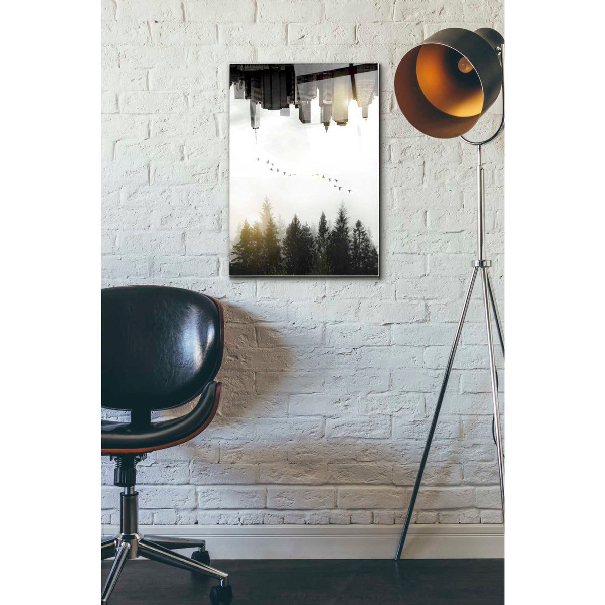 Epic Art 'Duality' by Nicklas Gustafsson, Acrylic Glass Wall Art,16x24