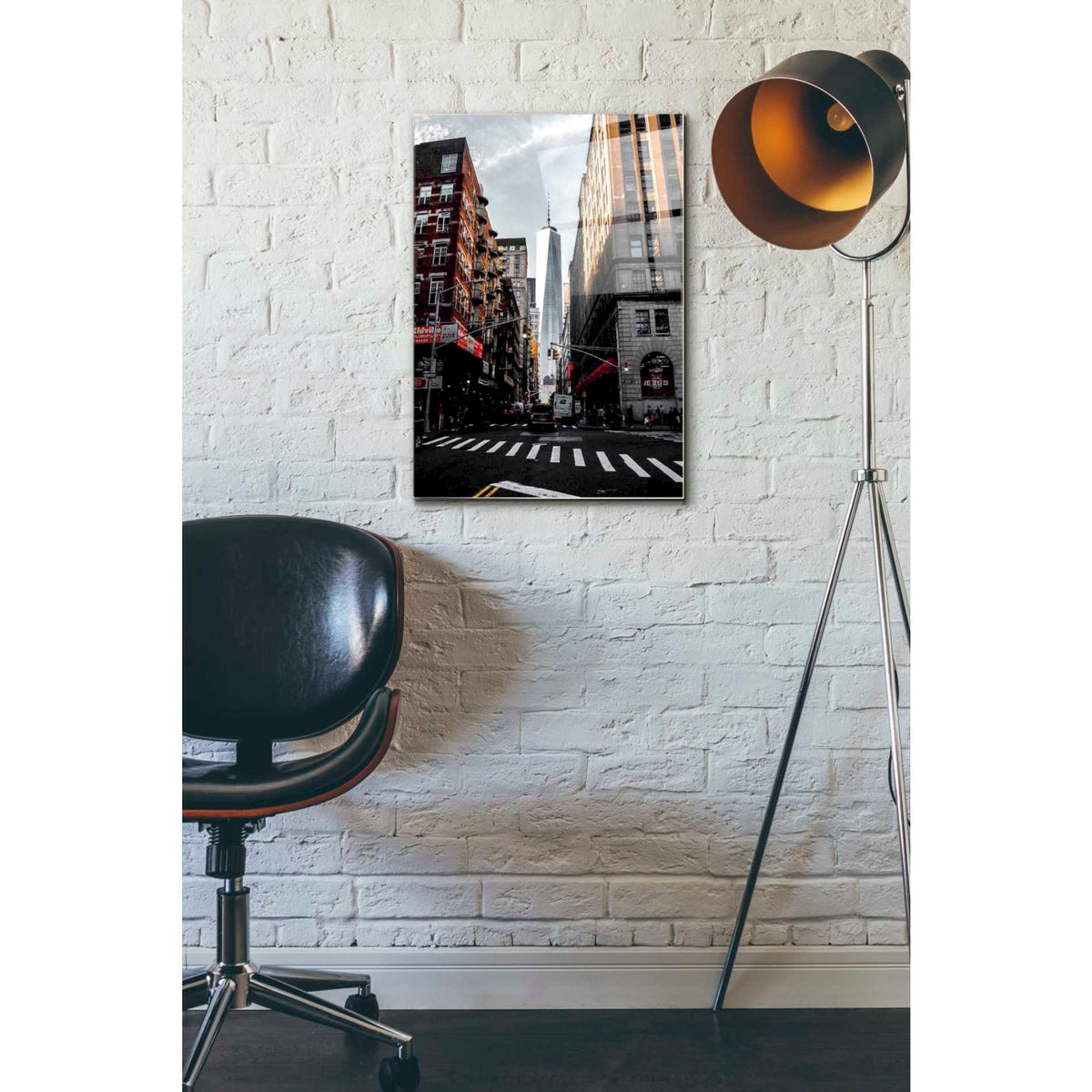 Epic Art 'Lower Manhattan' by Nicklas Gustafsson, Acrylic Glass Wall Art,16x24