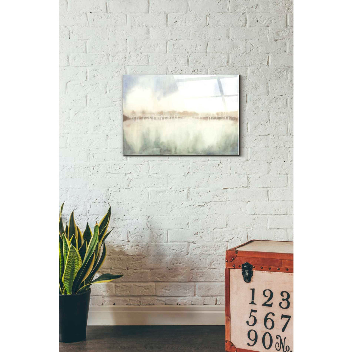Epic Art 'Mid Morning Mist I' by Grace Popp Acrylic Glass Wall Art,16x24