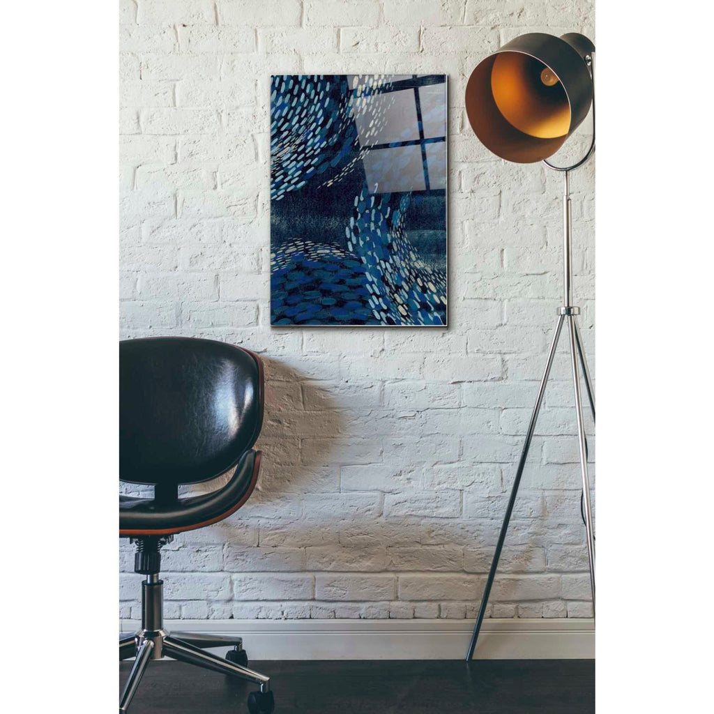 Epic Art 'Moon Tide I' by Grace Popp Acrylic Glass Wall Art,16x24