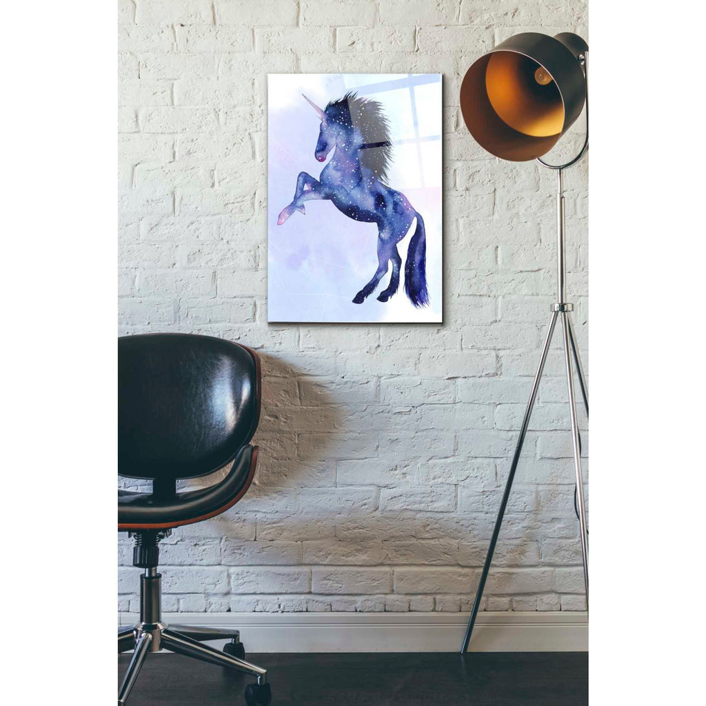 Epic Art 'Unicorn Universe IV' by Grace Popp Acrylic Glass Wall Art,16x24