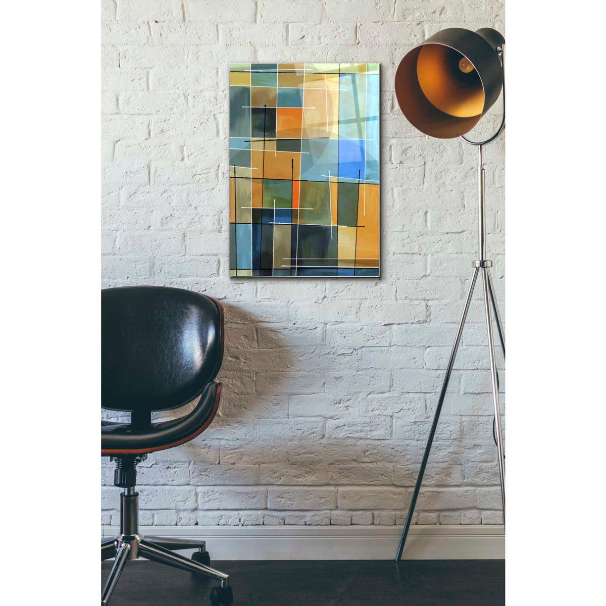 Epic Art 'Counter Balance II' by James Burghardt, Acrylic Glass Wall Art,16x24
