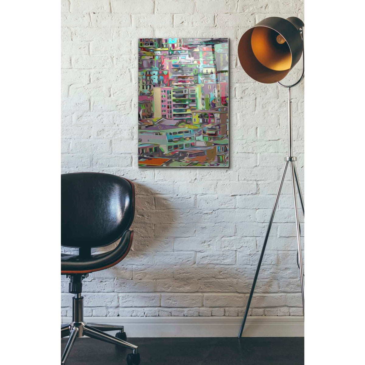 Epic Art 'Stack III' by James Burghardt, Acrylic Glass Wall Art,16x24