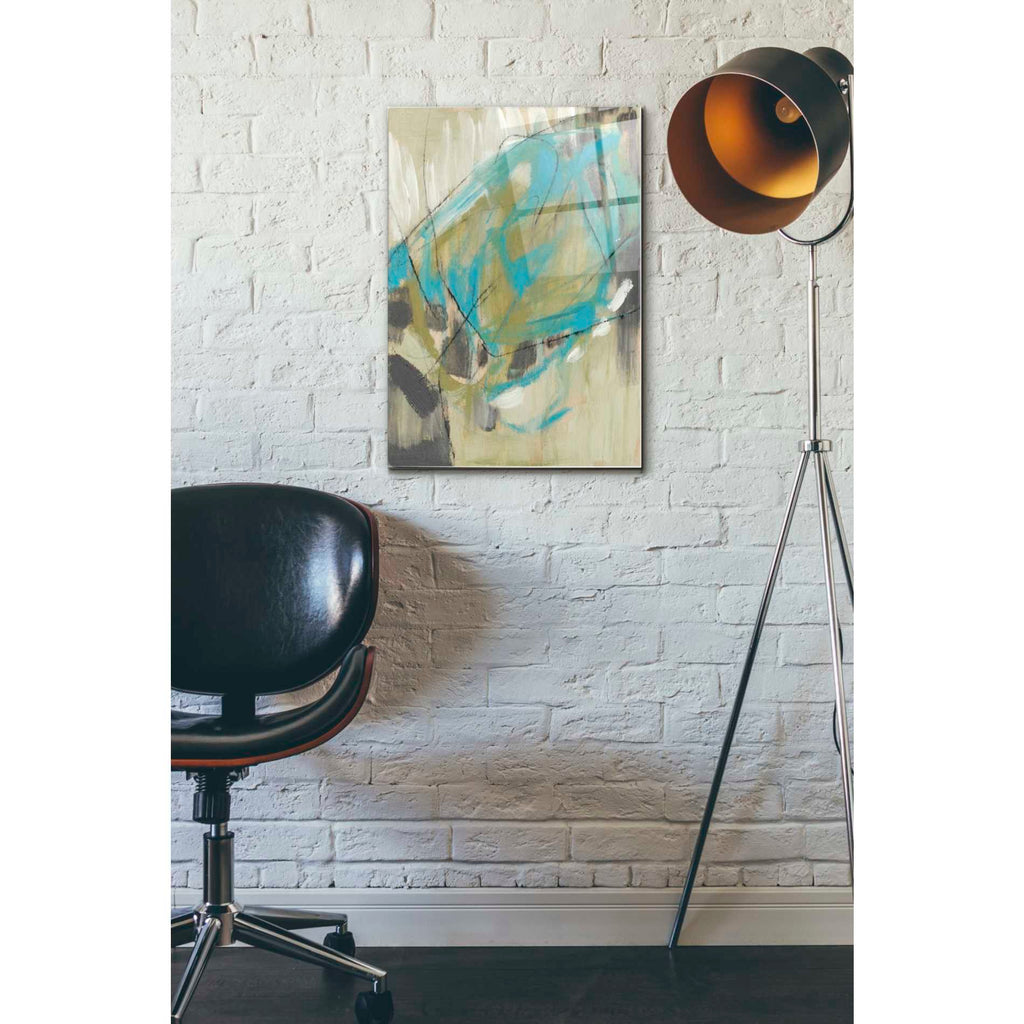 Epic Art 'Whirling I' by Jennifer Goldberger Acrylic Glass Wall Art,16x24