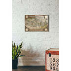 Epic Art 'Antique World Map 36x48' by Vision Studio Acrylic Glass Wall Art,16x24