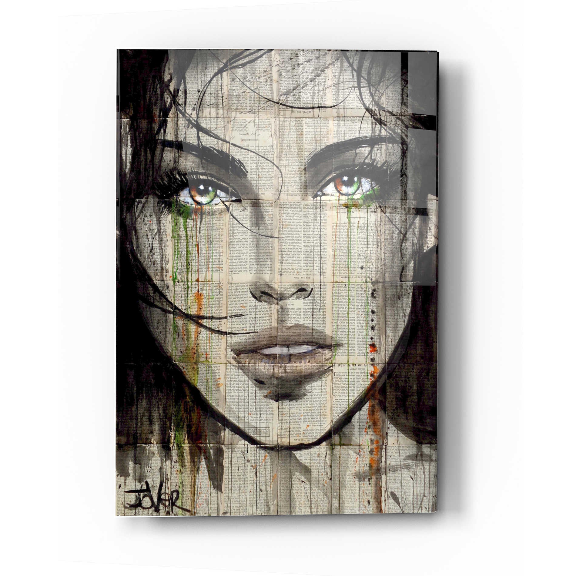 Epic Art 'Another Kind' by Loui Jover, Acrylic Glass Wall Art,16x24