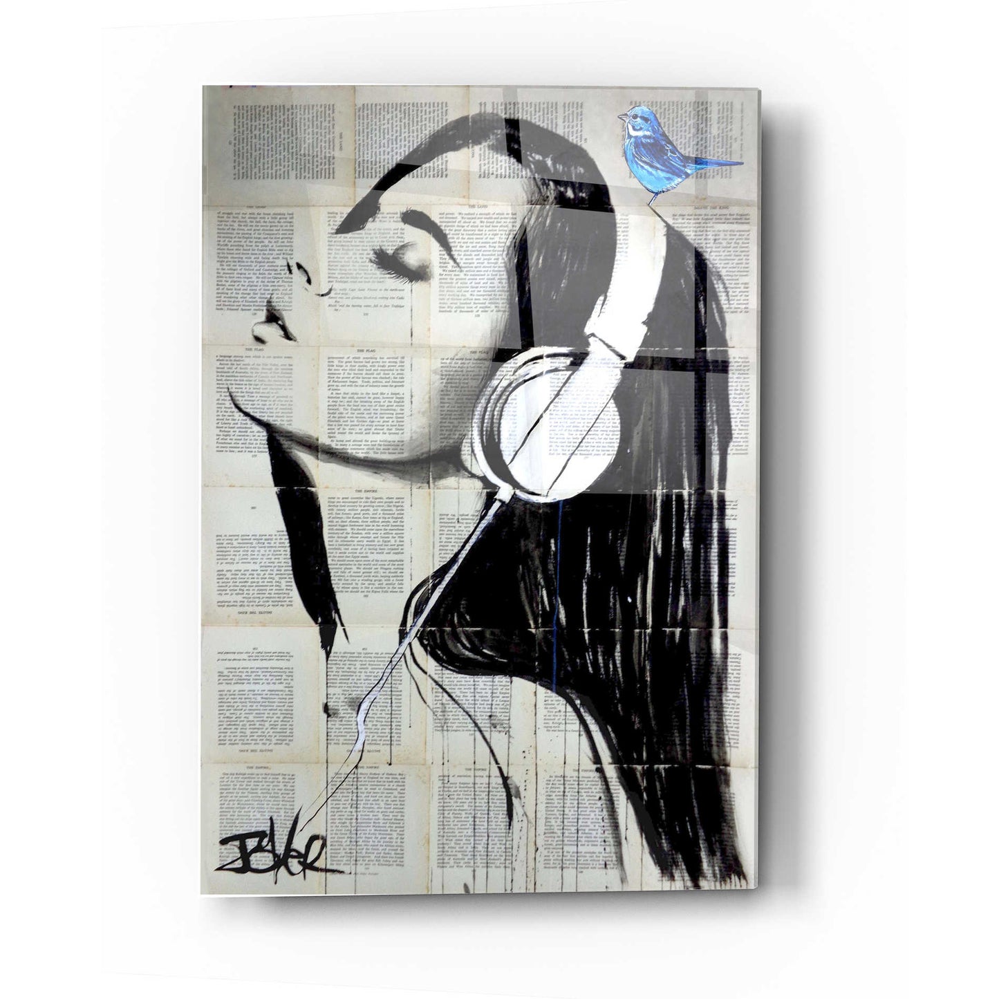 Epic Art 'Big Audio' by Loui Jover, Acrylic Glass Wall Art,16x24