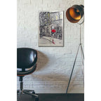 Epic Art 'Burrough Walk' by Loui Jover, Acrylic Glass Wall Art,16x24