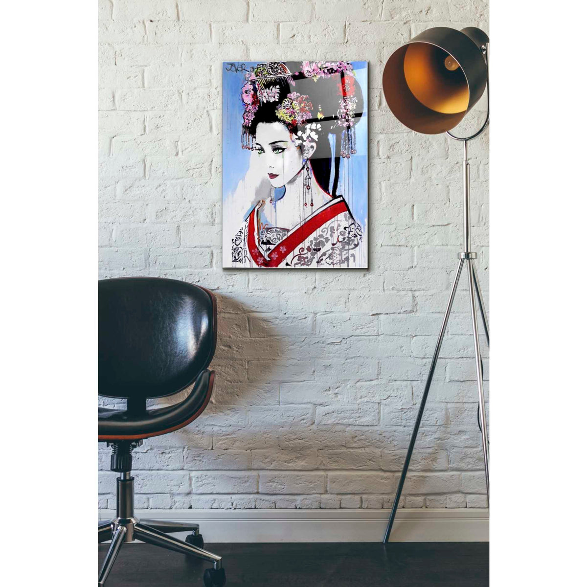 Epic Art 'Empress' by Loui Jover, Acrylic Glass Wall Art,16x24