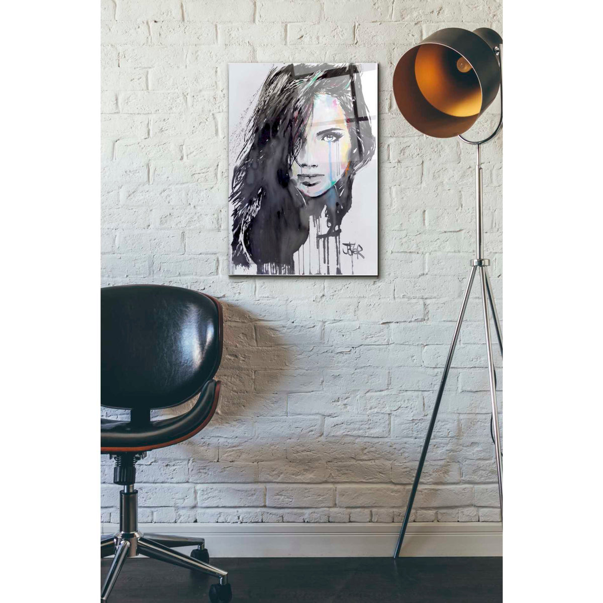 Epic Art 'Talisman' by Loui Jover, Acrylic Glass Wall Art,16x24