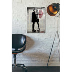 Epic Art 'Winters Kiss' by Loui Jover, Acrylic Glass Wall Art,16x24