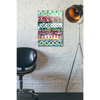 Epic Art 'Pattern Painting Ii' by Linda Woods, Acrylic Glass Wall Art,16x24