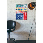 Epic Art 'Pattern Painting III' by Linda Woods, Acrylic Glass Wall Art,16x24