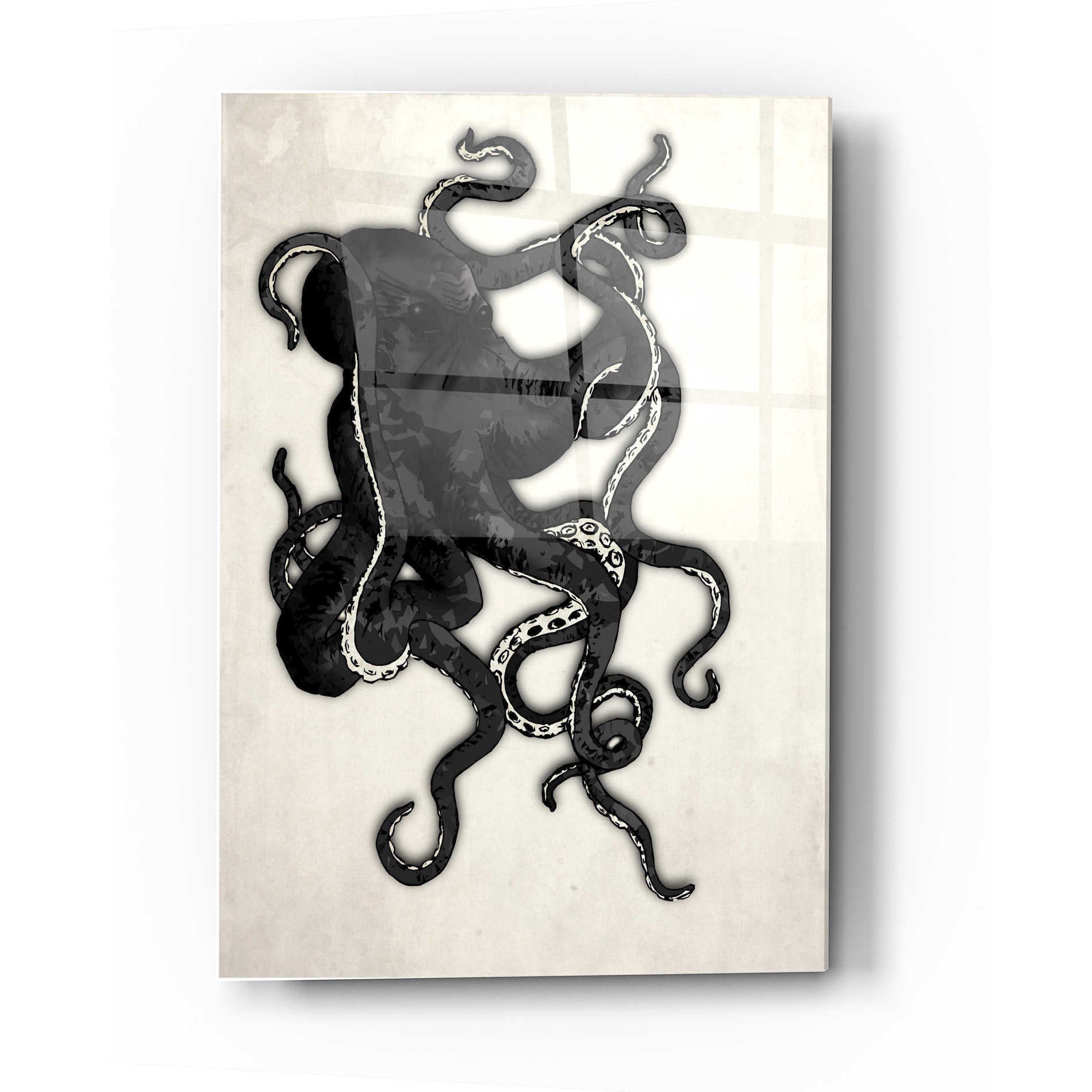 Epic Art 'Octopus' by Nicklas Gustafsson, Acrylic Glass Wall Art,16x24