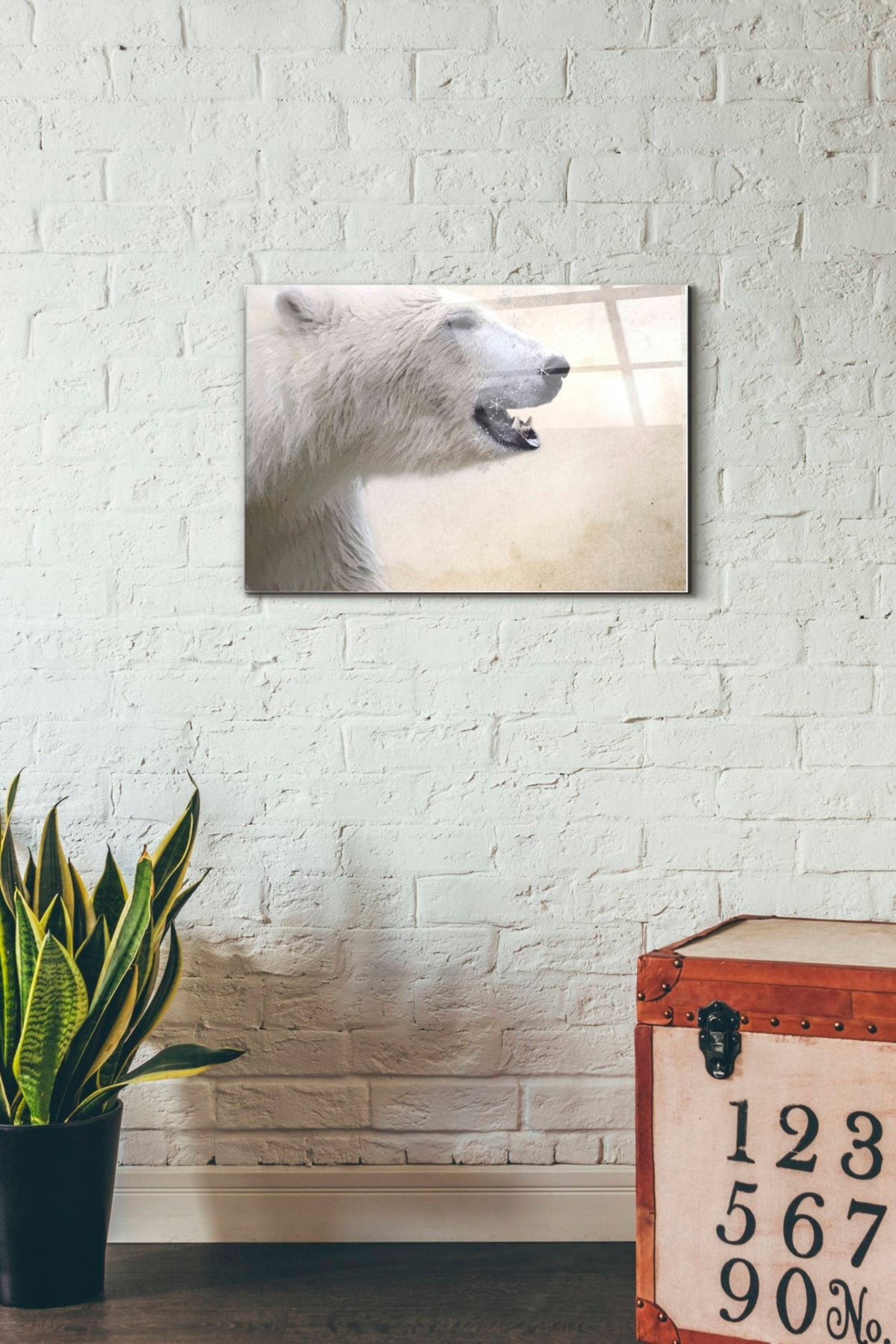 Epic Art 'Polar' by Karen Smith, Acrylic Glass Wall Art,16x24