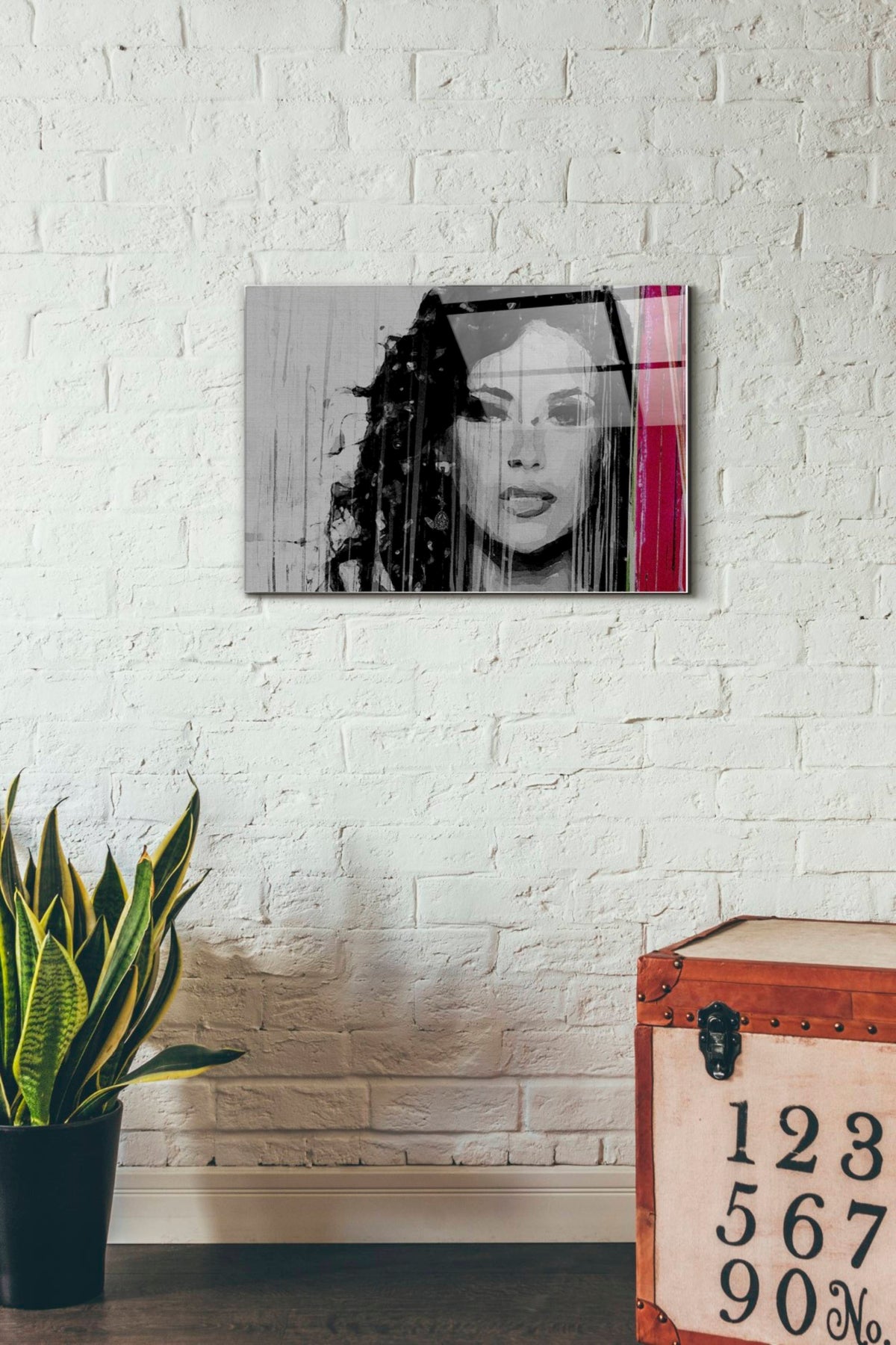 Epic Art 'Painted Lady' by Karen Smith, Acrylic Glass Wall Art,16x24