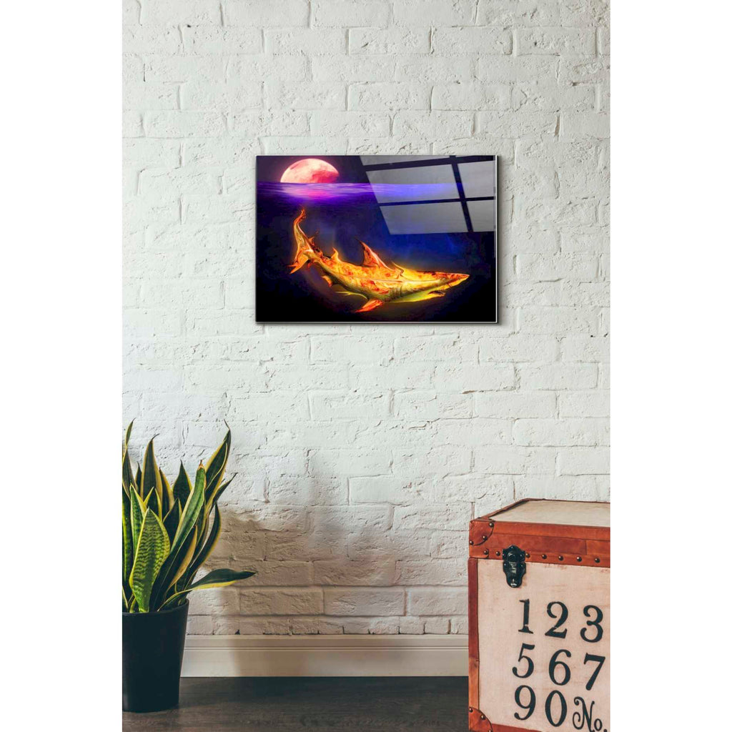 Epic Art 'Mako Shark' by Michael Stewart, Acrylic Glass Wall Art,16x24