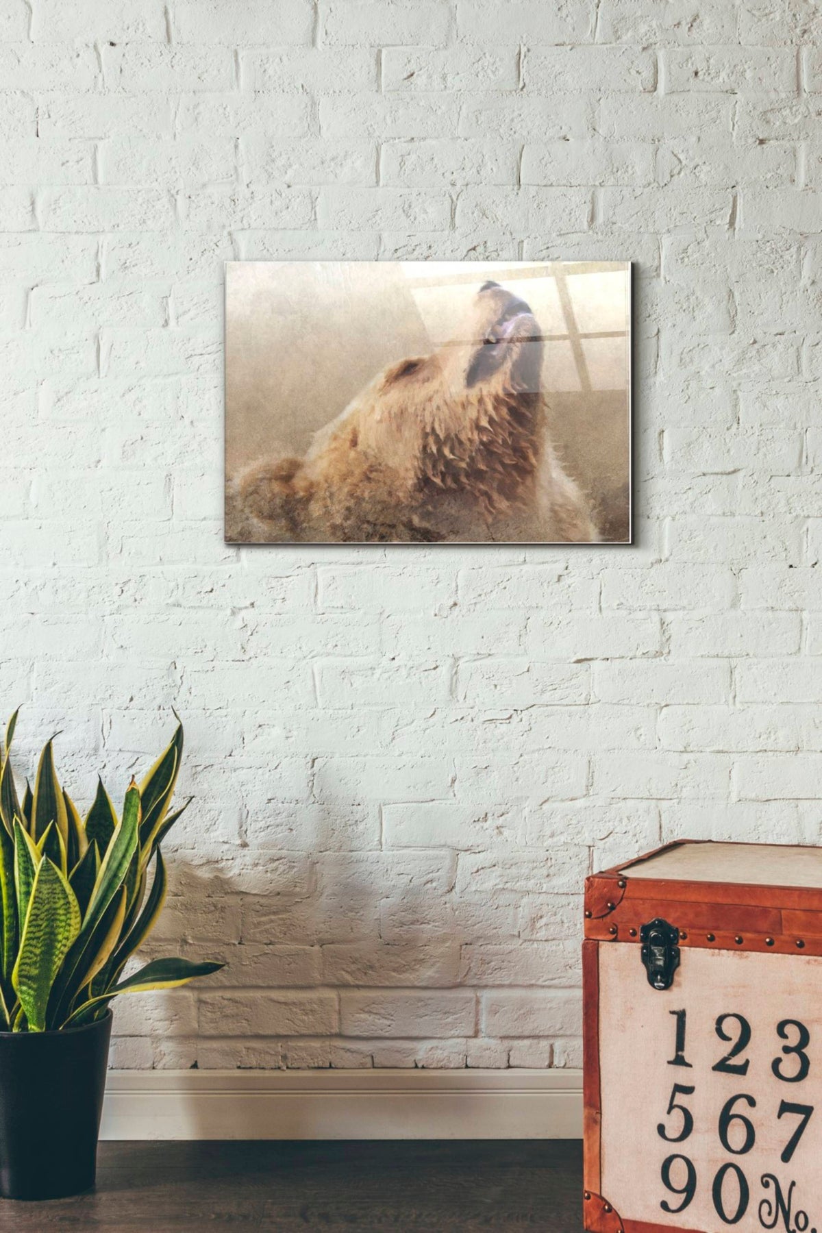 Epic Art 'Big Bear 1' by Karen Smith, Acrylic Glass Wall Art,16x24