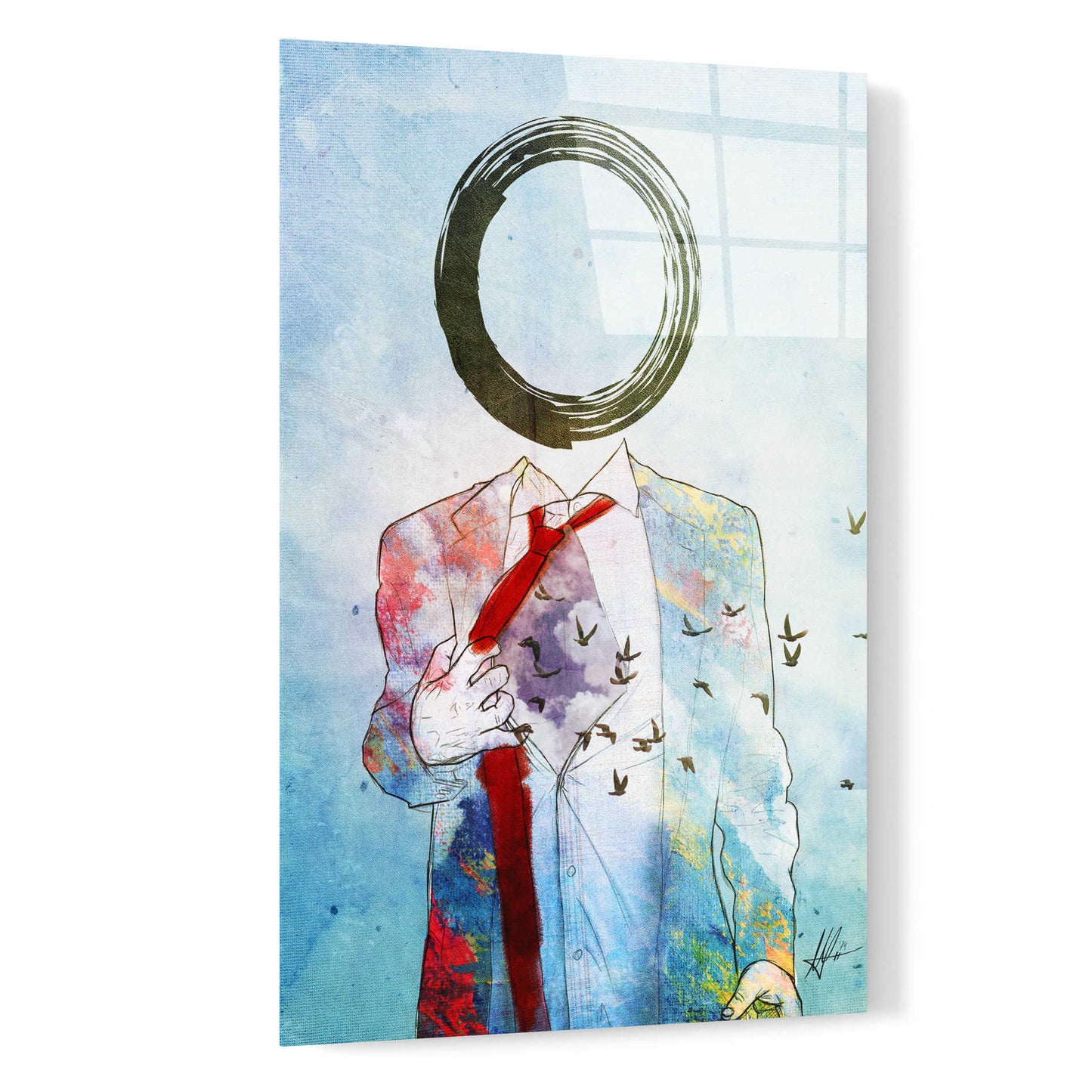 Epic Art 'Zero' by Mario Sanchez Nevado, Acrylic Glass Wall Art,16x24