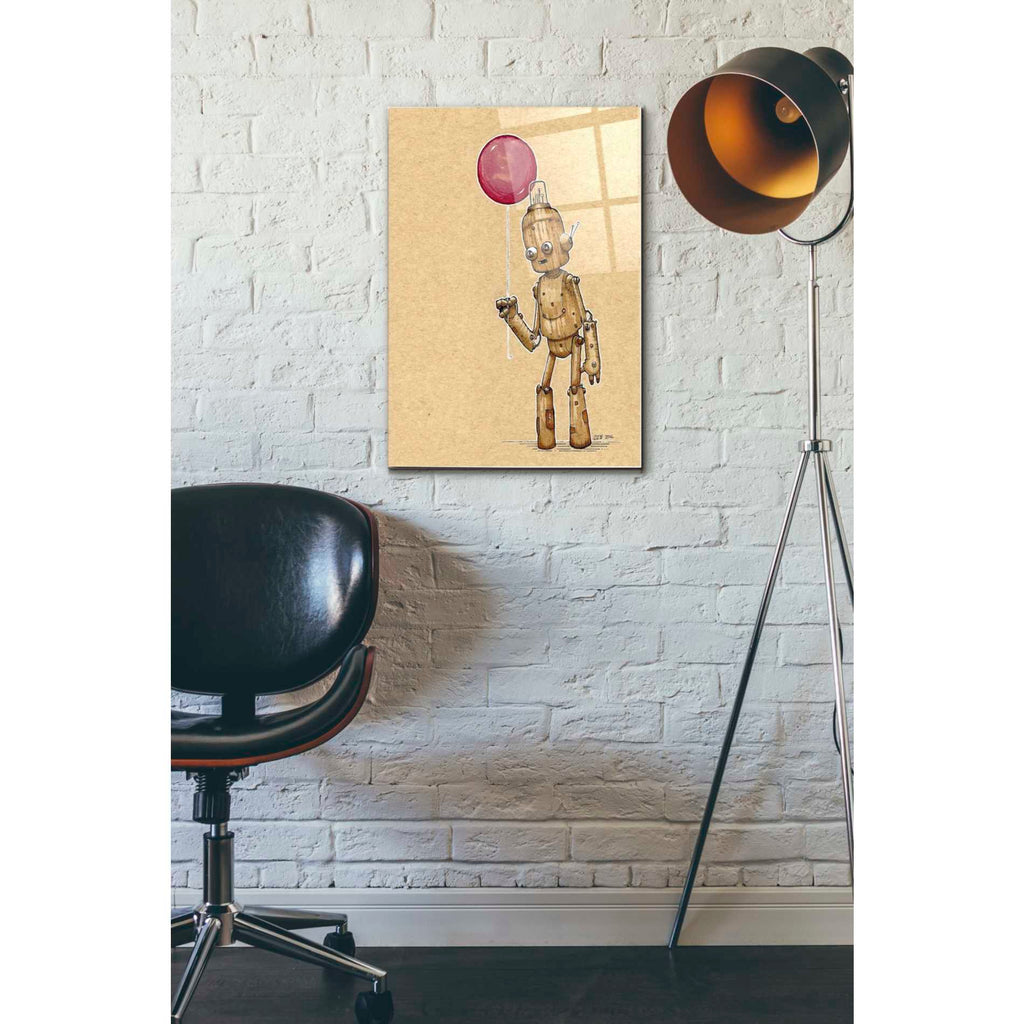 Epic Art 'Ink Bot Balloon' by Craig Snodgrass, Acrylic Glass Wall Art,16x24