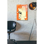 Epic Art 'Space Queen Fire' by Craig Snodgrass, Acrylic Glass Wall Art,16x24