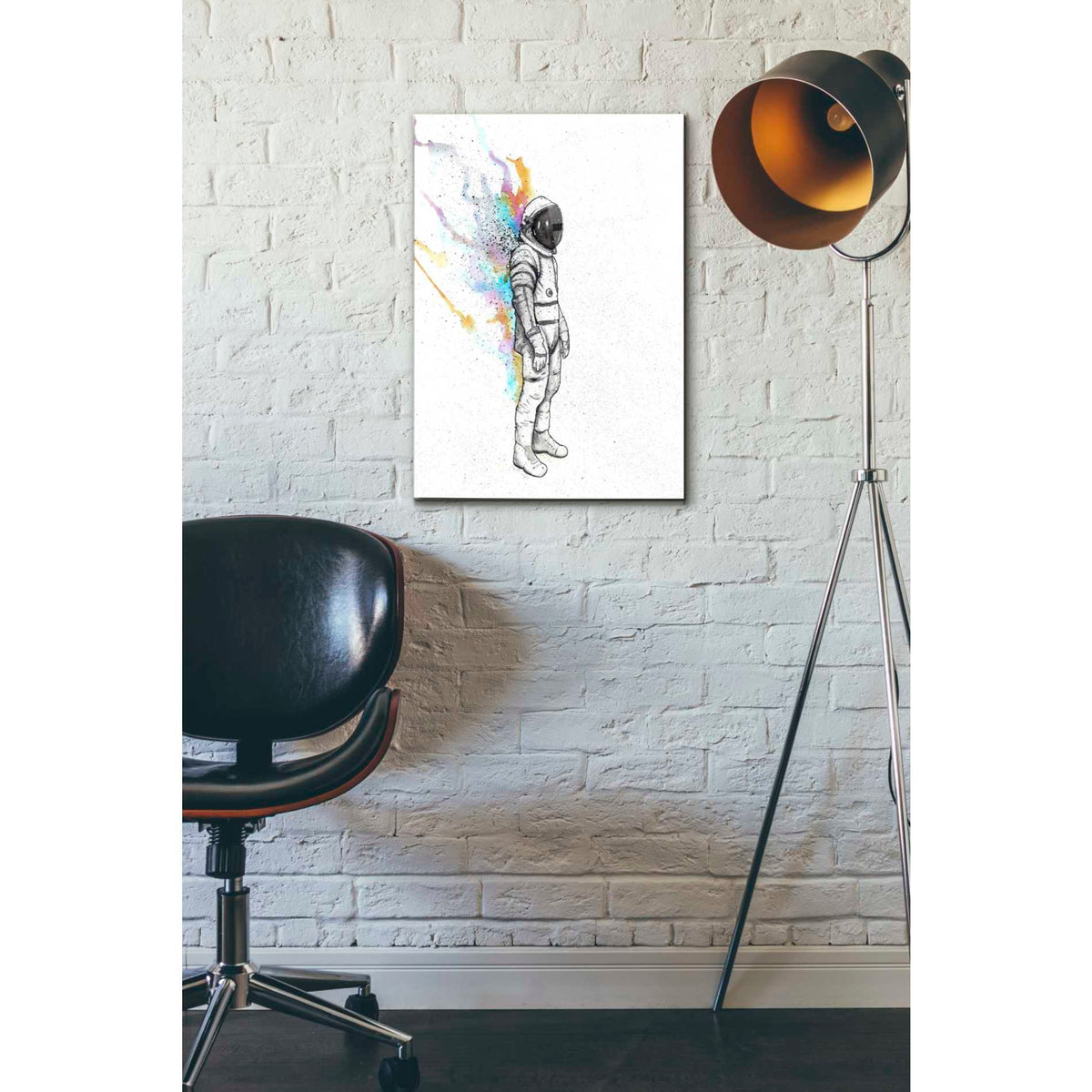 Epic Art 'Astronaut Heat' by Craig Snodgrass, Acrylic Glass Wall Art,16x24