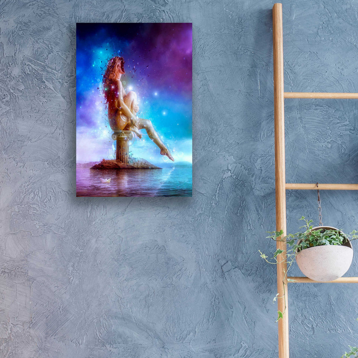 Epic Art 'Absentminded' by Mario Sanchez Nevado, Acrylic Glass Wall Art,16x24
