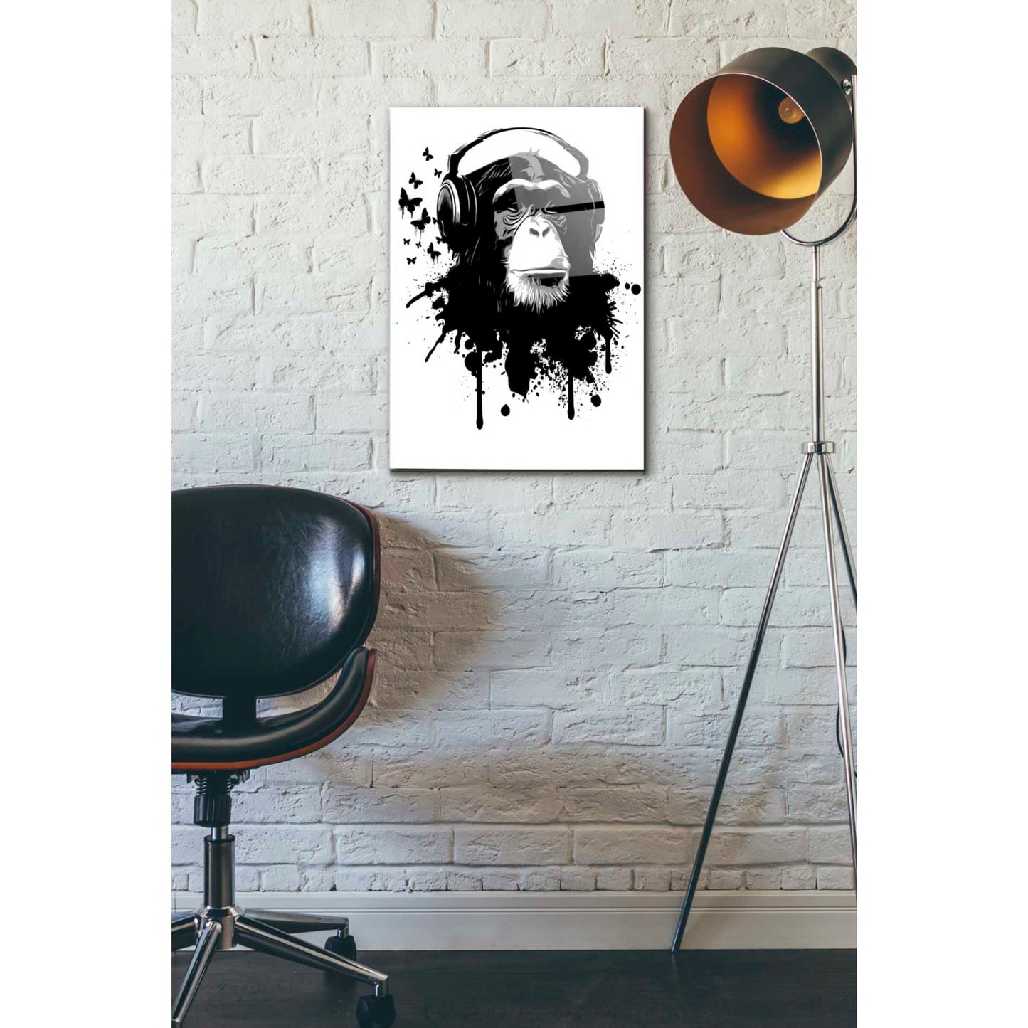 Epic Art 'Monkey Business' by Nicklas Gustafsson, Acrylic Glass Wall Art,16x24
