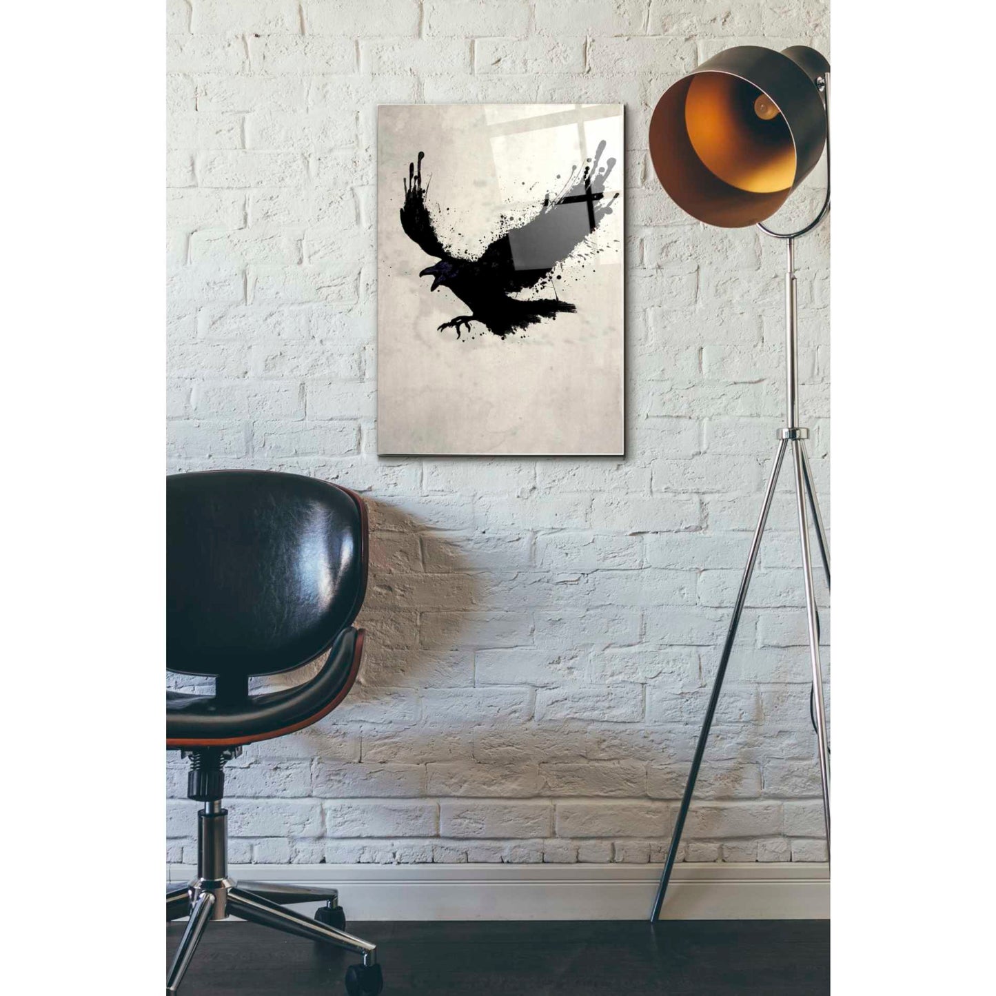 Epic Art 'Raven' by Nicklas Gustafsson, Acrylic Glass Wall Art,16x24