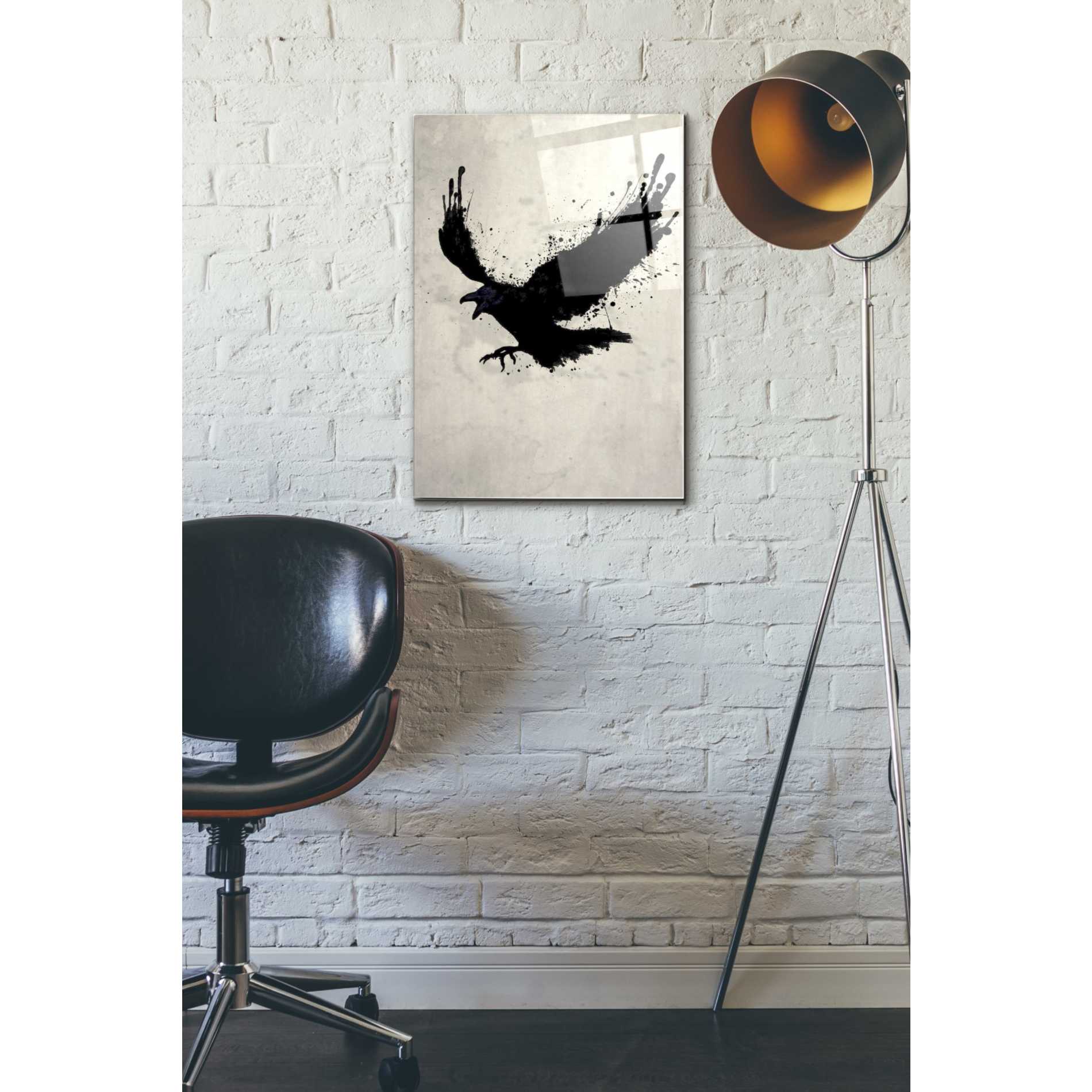 Epic Art 'Raven' by Nicklas Gustafsson, Acrylic Glass Wall Art,24x36