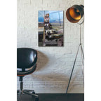 Epic Art 'By The Sea' by Oscar Alvarez Pardo, Acrylic Glass Wall Art,16x24