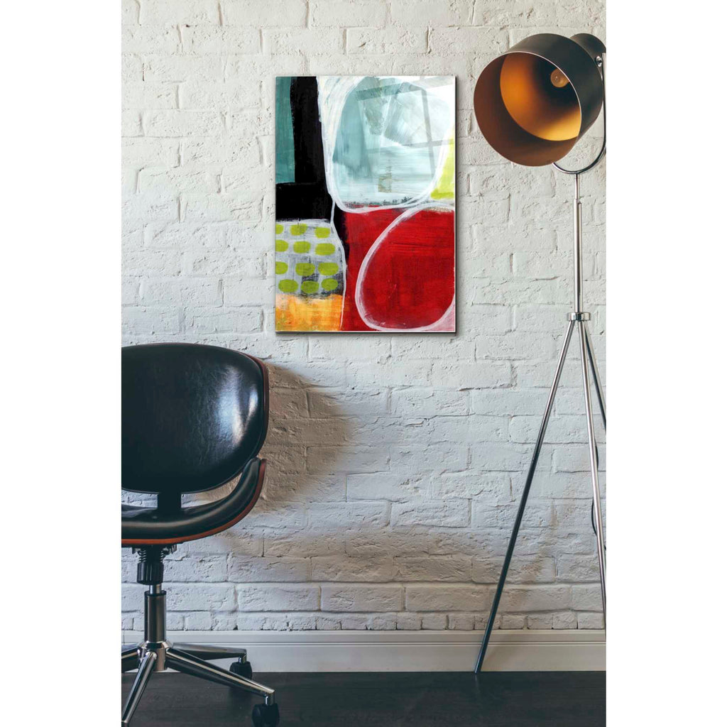 Epic Art 'Intersection 37' by Linda Woods, Acrylic Glass Wall Art,16x24