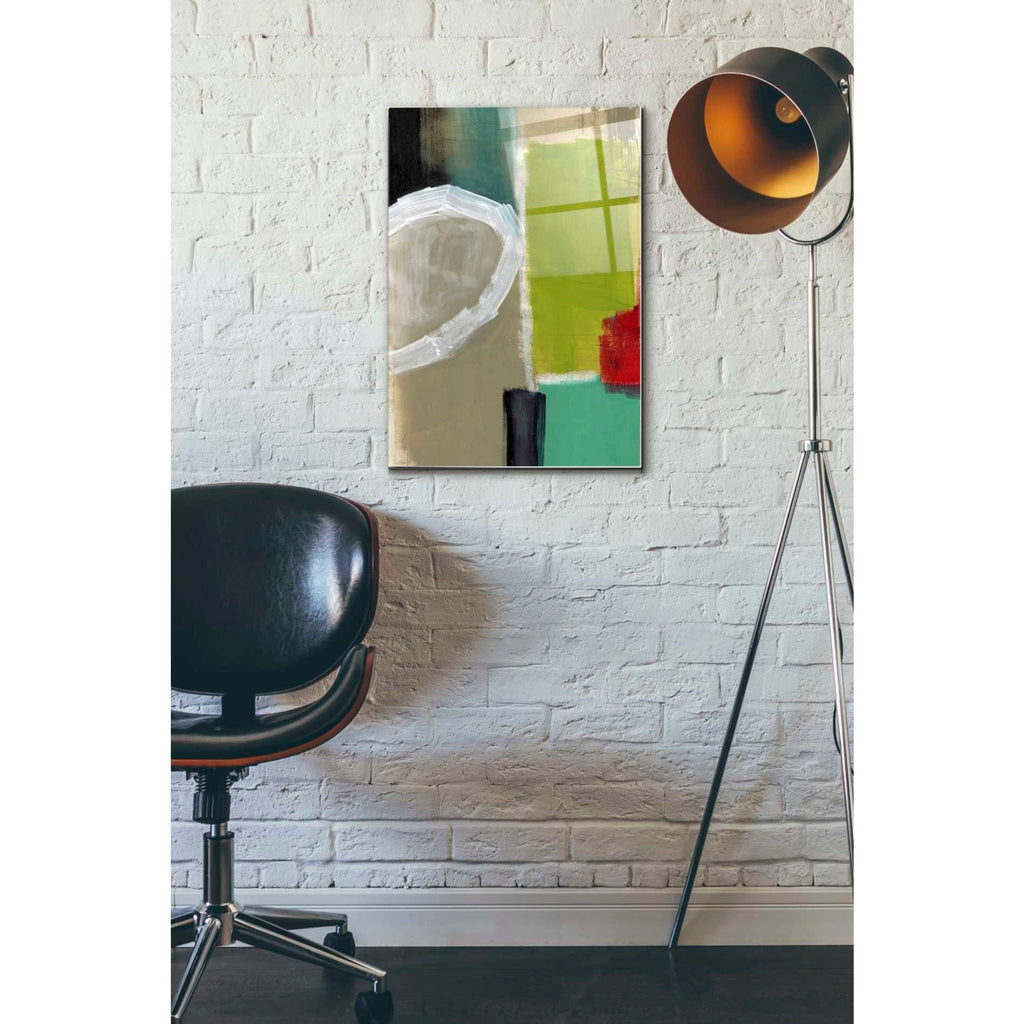 Epic Art 'Intersection 39' by Linda Woods, Acrylic Glass Wall Art,16x24