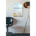 Epic Art 'Serene Coast Vertical' by Linda Woods, Acrylic Glass Wall Art,16x24