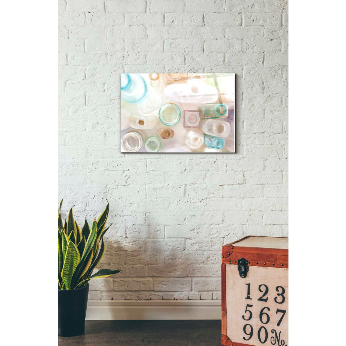 Epic Art 'Vintage Bottles' by Elena Ray, Acrylic Glass Wall Art,16x24