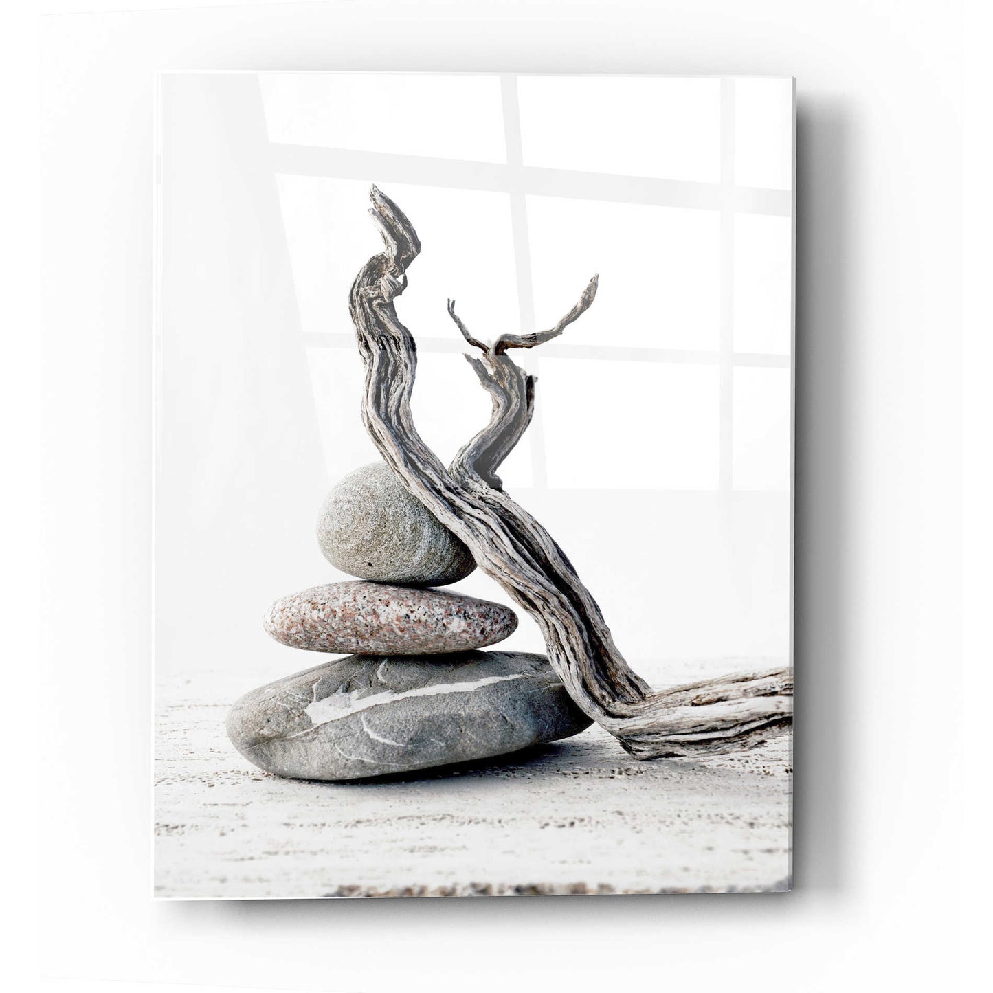 Epic Art 'Elemental Zen' by Elena Ray Acrylic Glass Wall Art,16x24