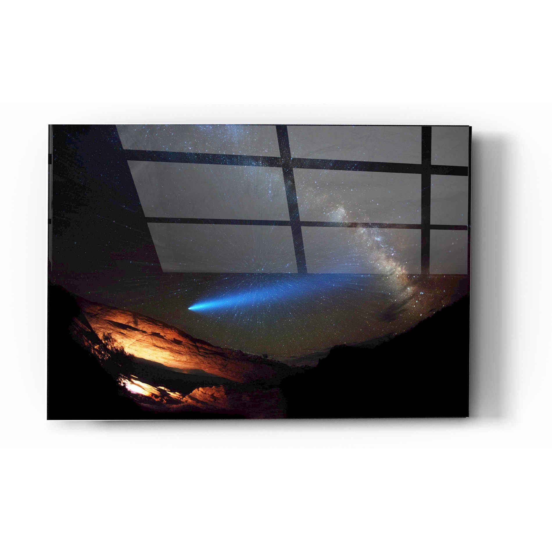 Epic Art "Galactic Traveler" by Darren White, Acrylic Glass Wall Art,16x24
