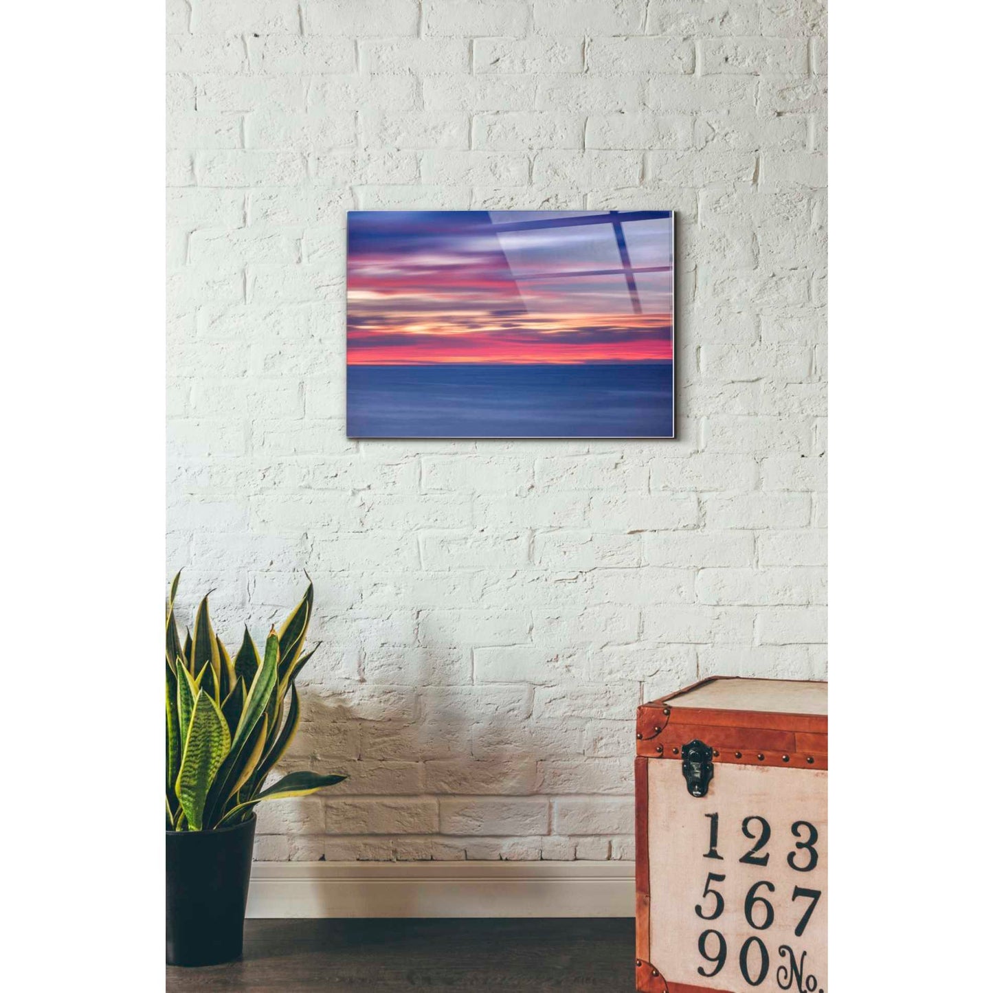 Epic Art "One Minute Sunrise" by Darren White, Acrylic Glass Wall Art,16x24