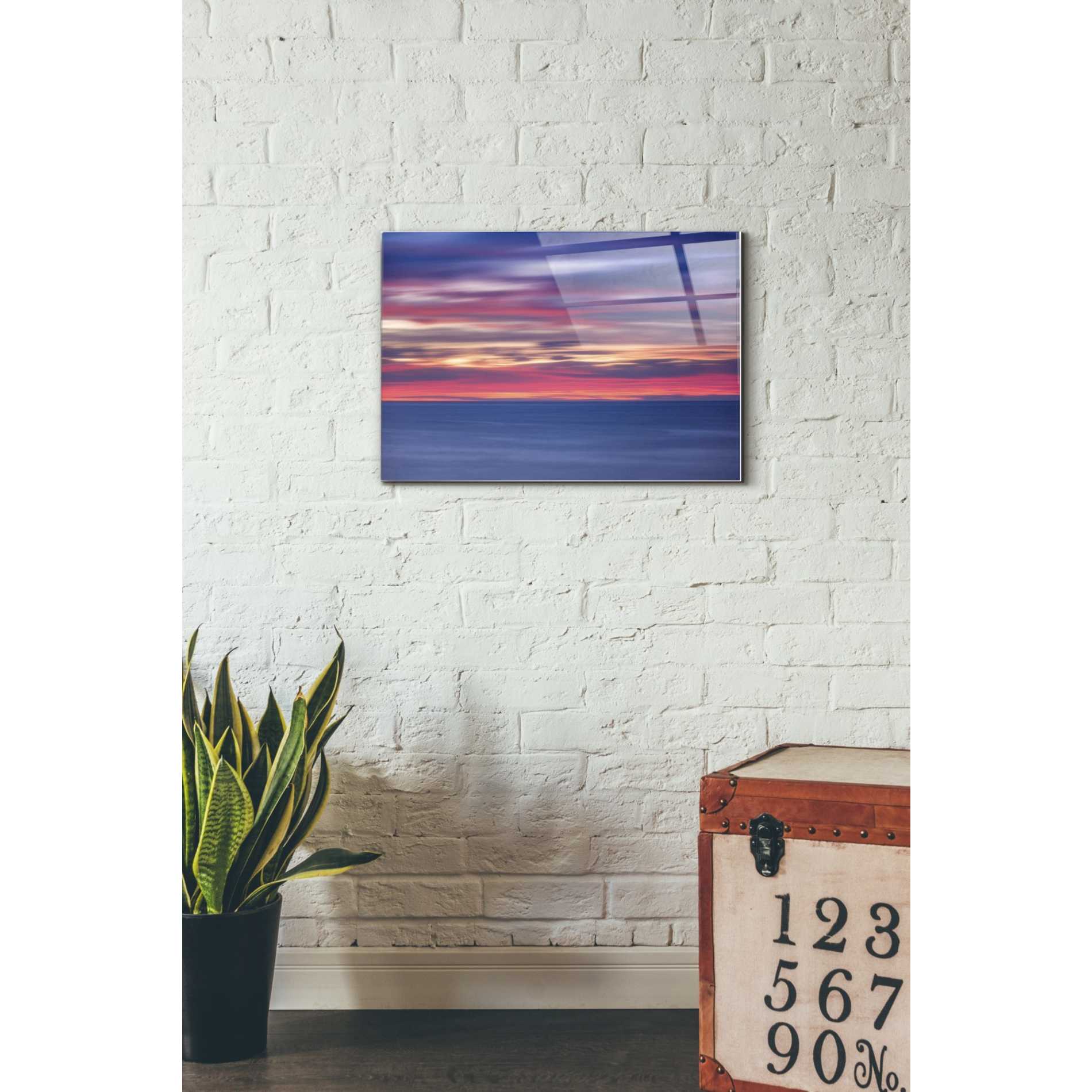 Epic Art "One Minute Sunrise" by Darren White, Acrylic Glass Wall Art,16x24