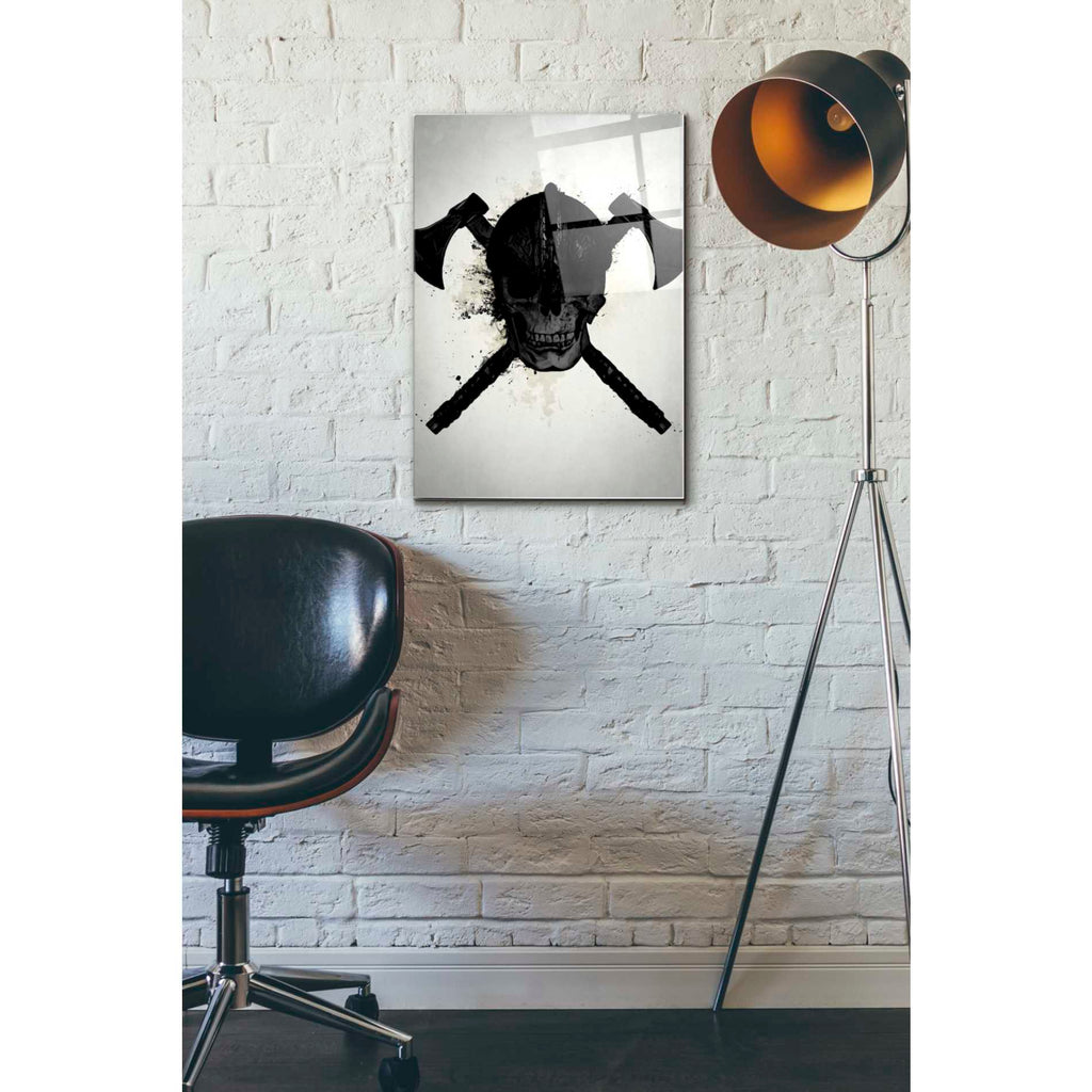 Epic Art 'Viking Skull' by Nicklas Gustafsson, Acrylic Glass Wall Art,16x24