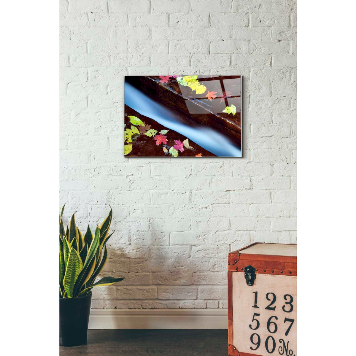 Epic Art 'A Cut in the Terrace,' Acrylic Glass Wall Art,16x24