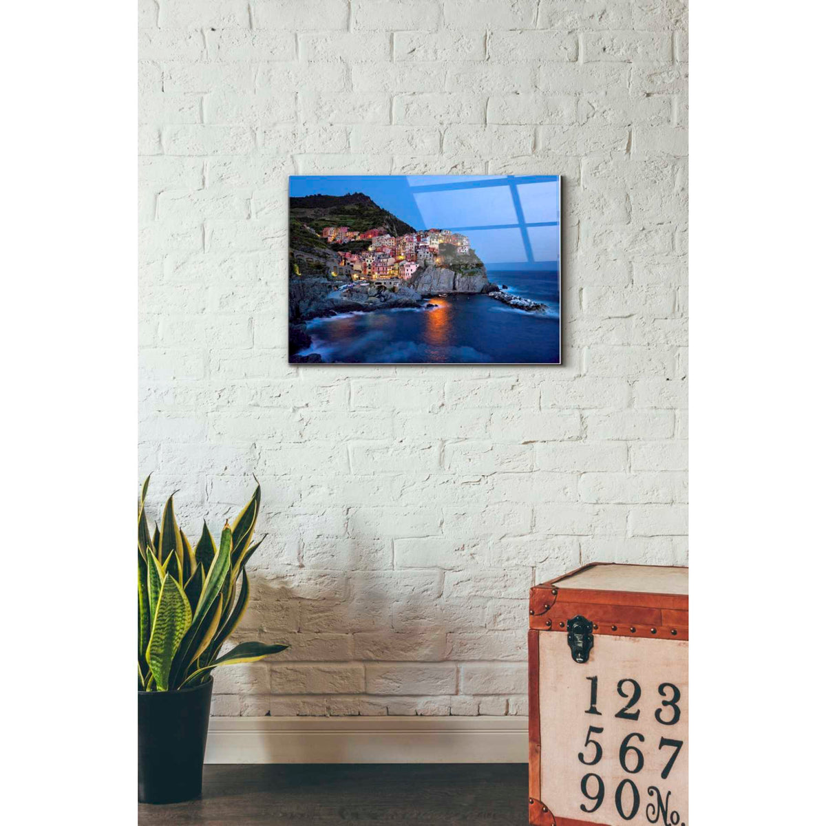 Epic Art 'Riviera,' Acrylic Glass Wall Art,16x24