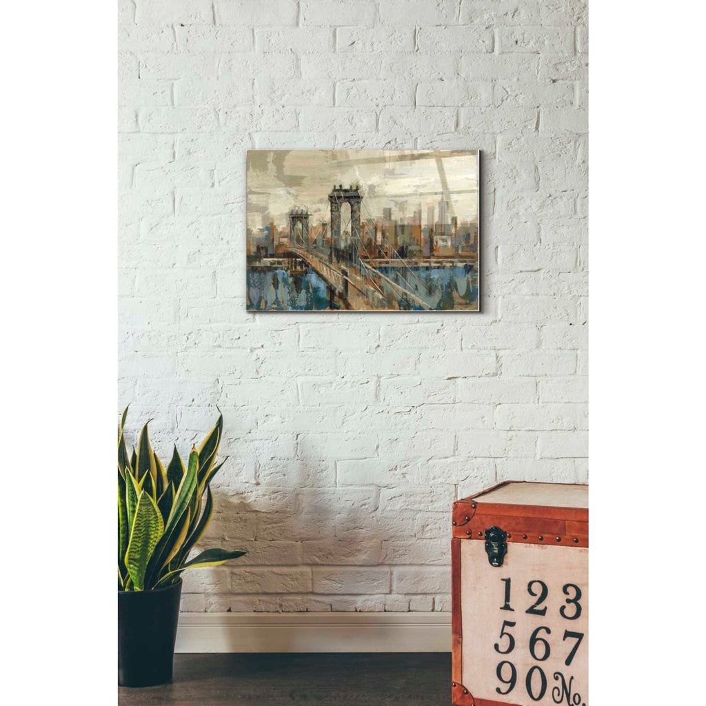 Epic Art 'New York View' by Silvia Vassileva, Acrylic Glass Wall Art,16x24