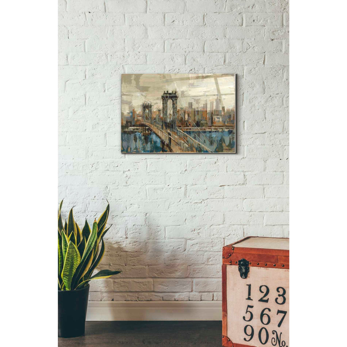 Epic Art 'New York View' by Silvia Vassileva, Acrylic Glass Wall Art,16x24